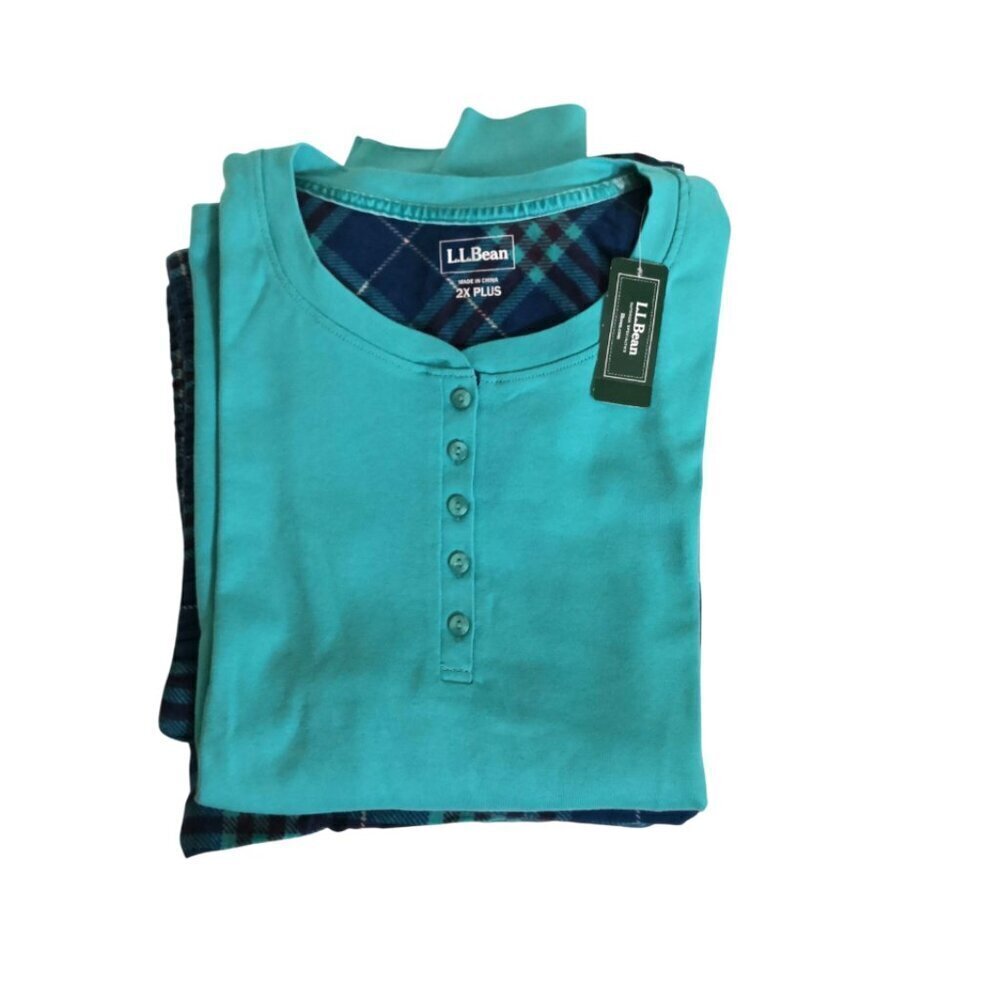 L.L. Bean 100% Cotton Pajama Set Size 2X